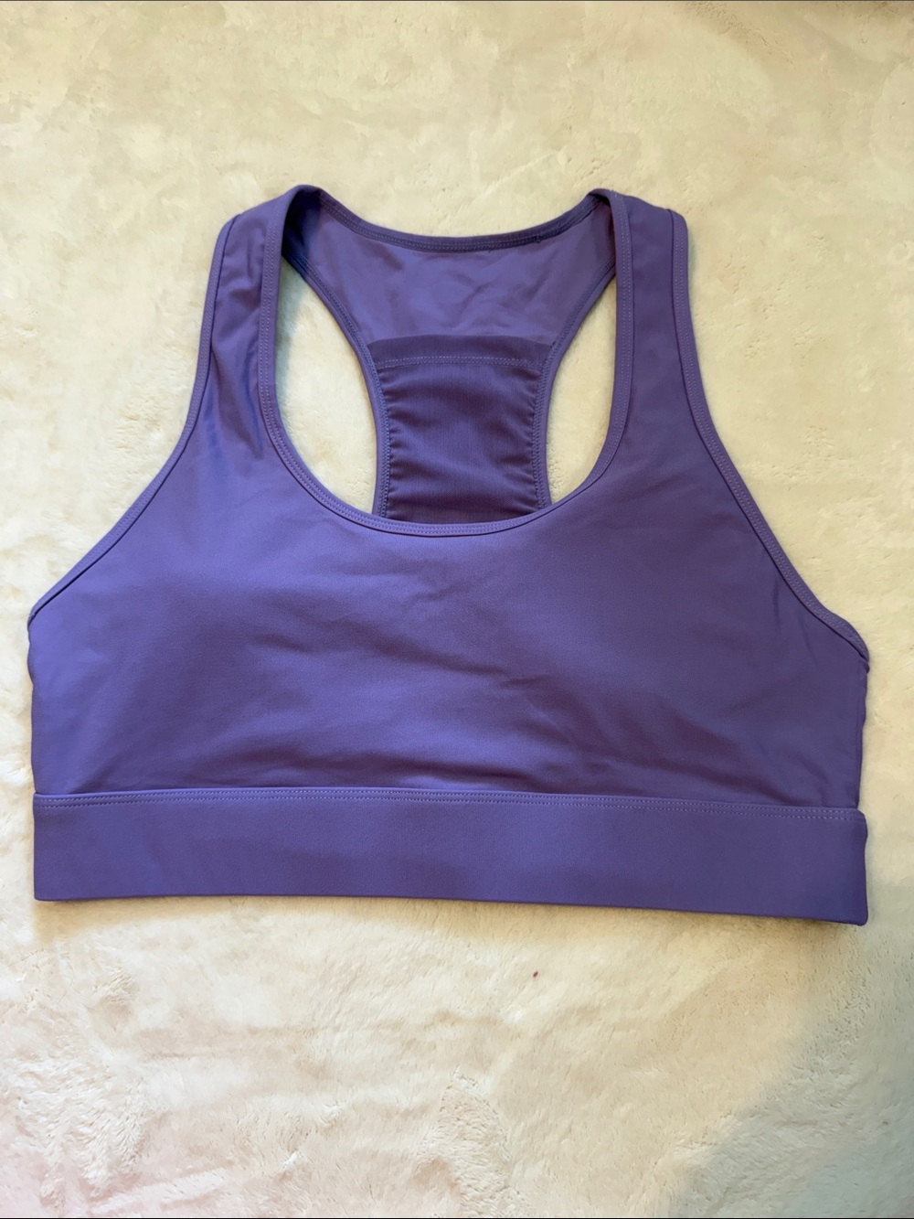 Fabletics Purple Racerback Sports Bra